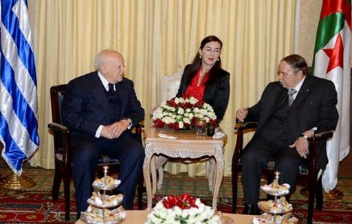 Algérie-Grèce: entretiens en tête-à-tête Bouteflika-Papoulias