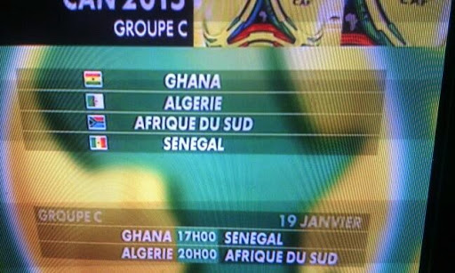 CAN 2015 : L’Algérie dans le groupe du Ghana, de l’Afrique du Sud et du Sénégal