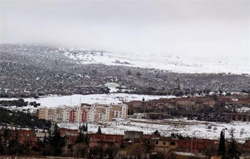 Chutes de neiges à Sétif – 09-12-2014