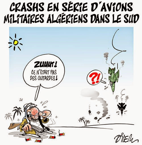 Crachs en série d&rsquo;aions militaires algériens dans le sud