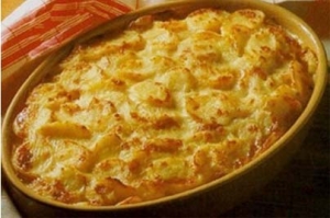 Gratin de courgettes aux 2 fromages