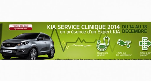 Kia Motors Algérie, 7 éme édition du « Kia Service Clinique 2014 »