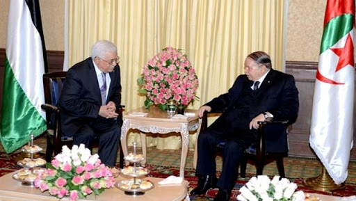 Le président Bouteflika s’entretient avec son homologue palestinien