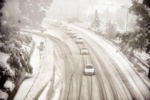 L’hiver s’installe Premières neiges, froid, inondations et routes barrées