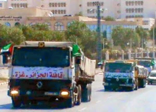 Un premier convoi humanitaire algérien à Gaza après des mois de blocus