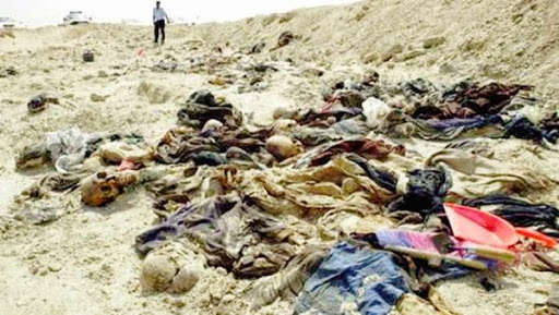 Découverte de dix charniers des années 90