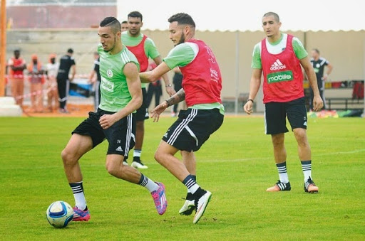 Dernier Session d’entrainement de l’équipe nationale algérienne avant le match de l’ Afrique du Sud