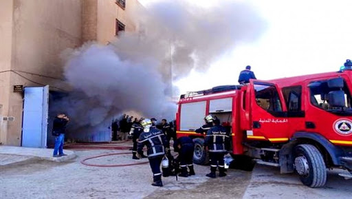 Djelfa : incendie dans un centre commercial