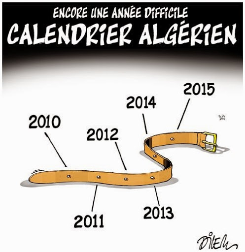 Encore une année difficile, calendrier algérien