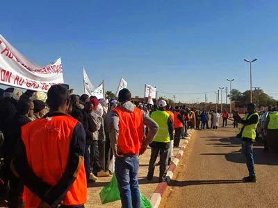 Exploitation du gaz de schiste, Protestation dans plusieurs villes du Sud
