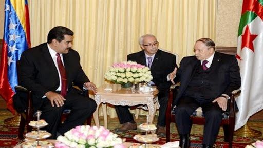 Le président Bouteflika s’entretient avec son homologue vénézuélien
