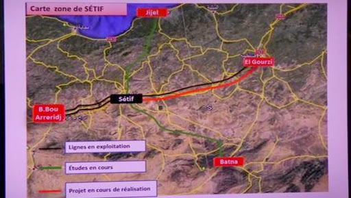 Le tramway de Sétif en exploitation à la fin de l’année 2017