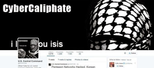 Les compte Twitter et Youtube du commandement militaire américain piraté par Daech