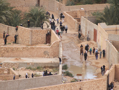 Nouvelles violences à Ghardaïa, deux policiers gravement brûlés