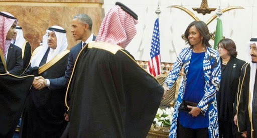 Visite du president americain a Riyad : Michelle Obama critiquée pour sa tenue vestimentaire en Arabie Saoudite