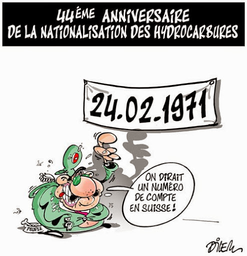 44 éme anniversaire de la nationalisation des  hydrocarbures