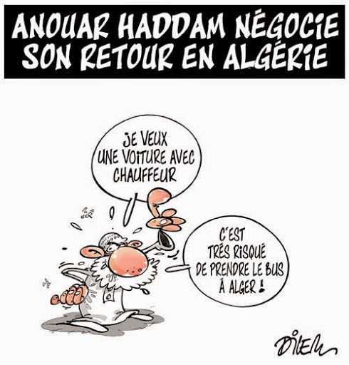 Anouar haddam négocie son retour en Algérie