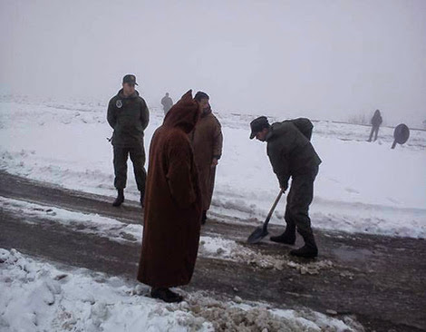 Chutes de neige à Tiaret et À Tissemsilt, Plusieurs routes coupées et des localités isolées