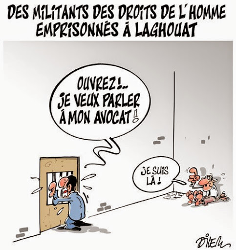 Des militants des droits de l’homme emprisonnés à laghouat