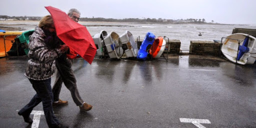Des vents forts sur le Centre et l’Ouest du pays dès lundi soir
