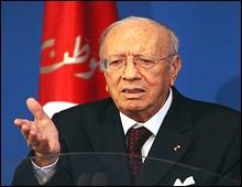 Essebsi mercredi à Alger