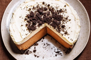 Gâteau au fromage triple chocolat