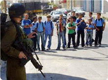 Israël : 25 enfants palestiniens arrêtés en janvier