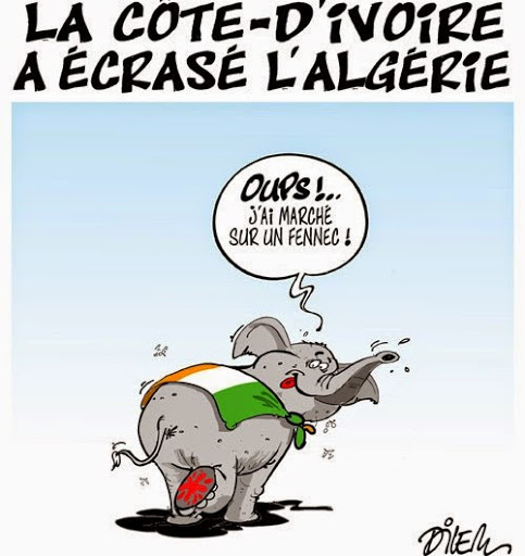 La cote-d&rsquo;ivoire a écrasé l&rsquo;Algérie