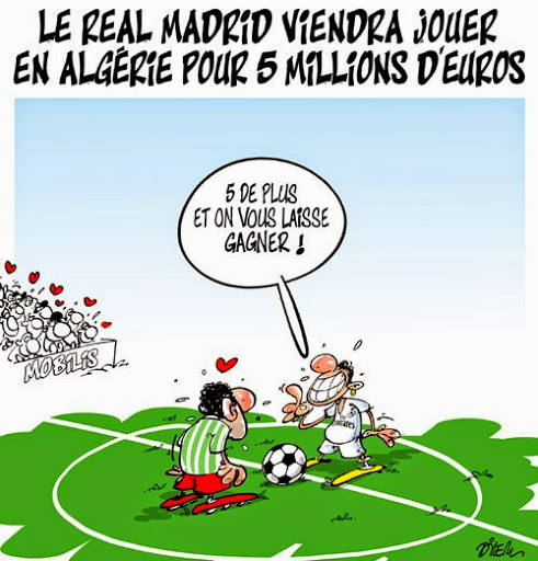 Le Real Madrid viendra en algérie pour 5 millions d&rsquo;euros