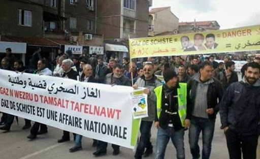 Marche contre l’exploitation du gaz de schiste, Près de 1000 personnes dans les rues de Béjaïa