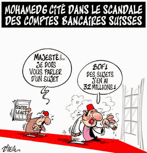 Mohamed6 cité dans le scandale des comptes bancaires suisses