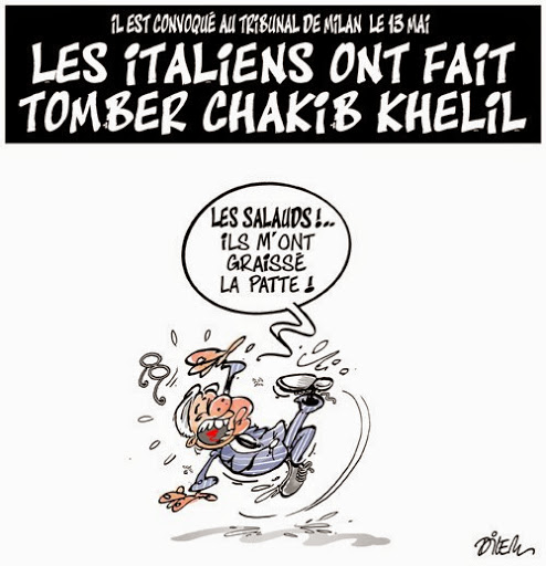 Il est convoqué au tribunal de Milan le 13 Mai, les italiens ont fait tomber Chakib khelil