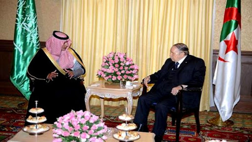 Le Président Bouteflika reçoit le prince Saoud Ben Mohamed Abdallah al-Fayçal al-Saoud