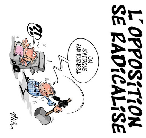 L&rsquo;opposition se radicalise