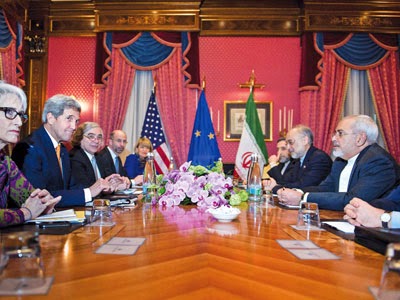 nucléaire iranien, Un accord se dessine à Lausanne