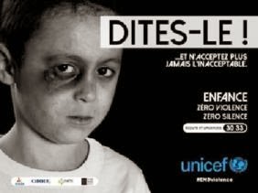 Campagne de l&rsquo;UNICEF-Algérie contre la violence faite aux enfants