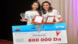 Deux jeunes femmes remportent le 1er prix du concours national « Innovation et TIC »