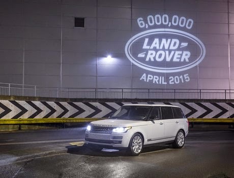 Land Rover :	La barre du six millionième véhicule atteinte