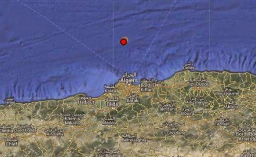 L&rsquo;épicentre a été localisé à 22 km au nord de Bologhine, La terre a tremblé à Alger et ses environs