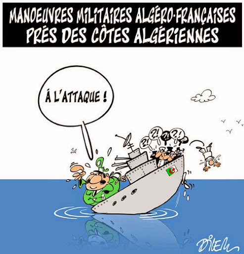 Manœuvres militaires Algéro-Françaises prés des cotes Agériennes