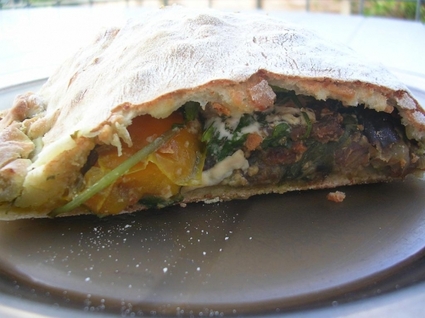 Recette Calzone aux légumes grillés