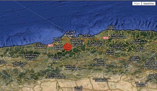 Tremblement de terre de 3,4 degrés dans la wilaya de Blida