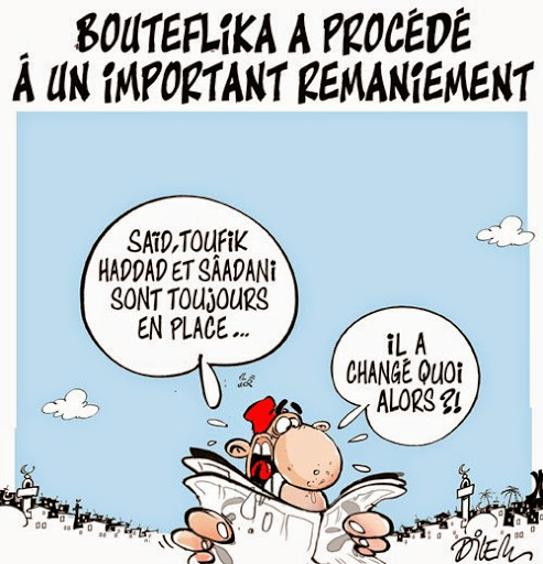 Bouteflika a procédé à un important remaniement