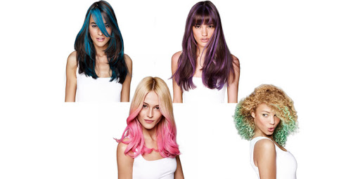 Des craies de couleur éphémères pour les cheveux, vous osez ?