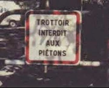 Des trottoirs et des hommes politiques !!!