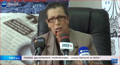 Haddad, gouvernement, multinationales : Louiza Hanoune se lâche !