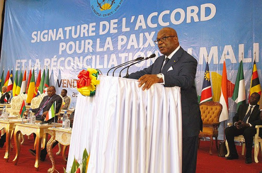 Il a séduit les Maliens qui ont suivi la cérémonie de signature de l&rsquo;accord de paix , Ibrahim Boubacar Keita, le rassembleur