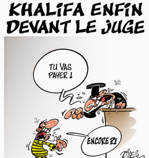 Khalifa enfin devant le juge