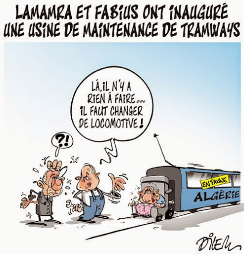 Lamamra et Fabius ont inauguré, une usine de maintenance de Tramways