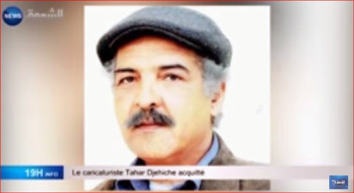 Le caricaturiste tahar djehiche acquitté